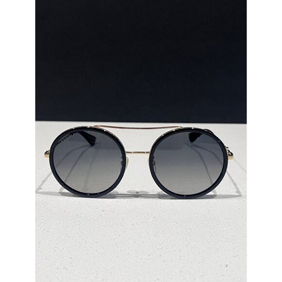 GUCCI GG0061S black round sunglasses NEW - Picture 5 of 11